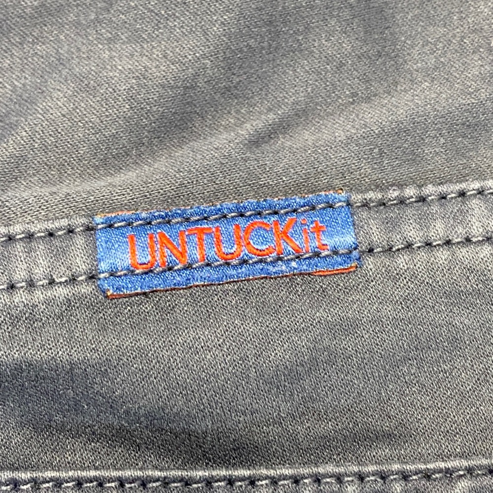 UNTUCKit Mens Navy Blue Relaxed Fit Pima Cotton Stretch Pants W33 L32 - Picture 8 of 12